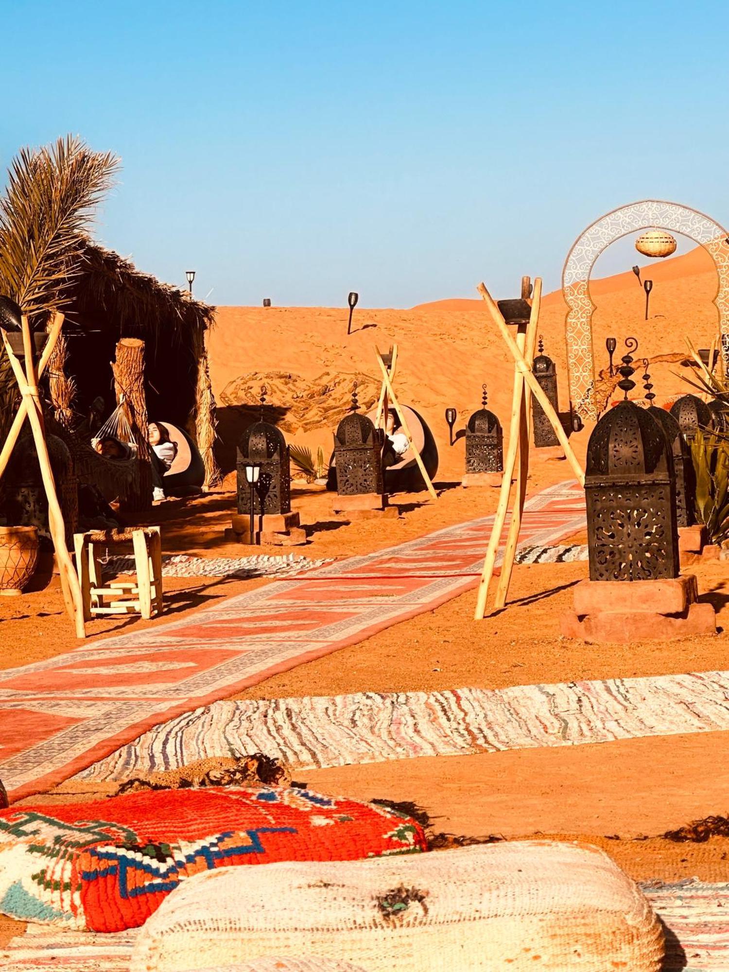 Merzouga Nomadic Luxury Camp Exterior foto